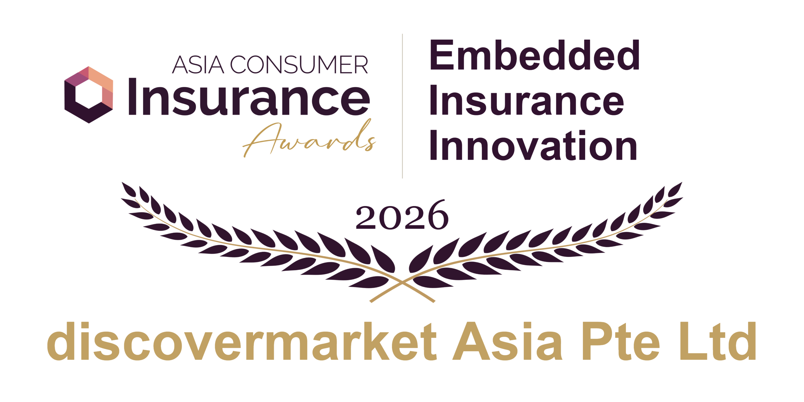 Embedded Insurance Innovation Award 2026 - discovermarket Asia Pte Ltd