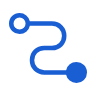 Connected journey icon